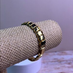 Vintage 1980s Napier Gold Link Serpent Bracelet